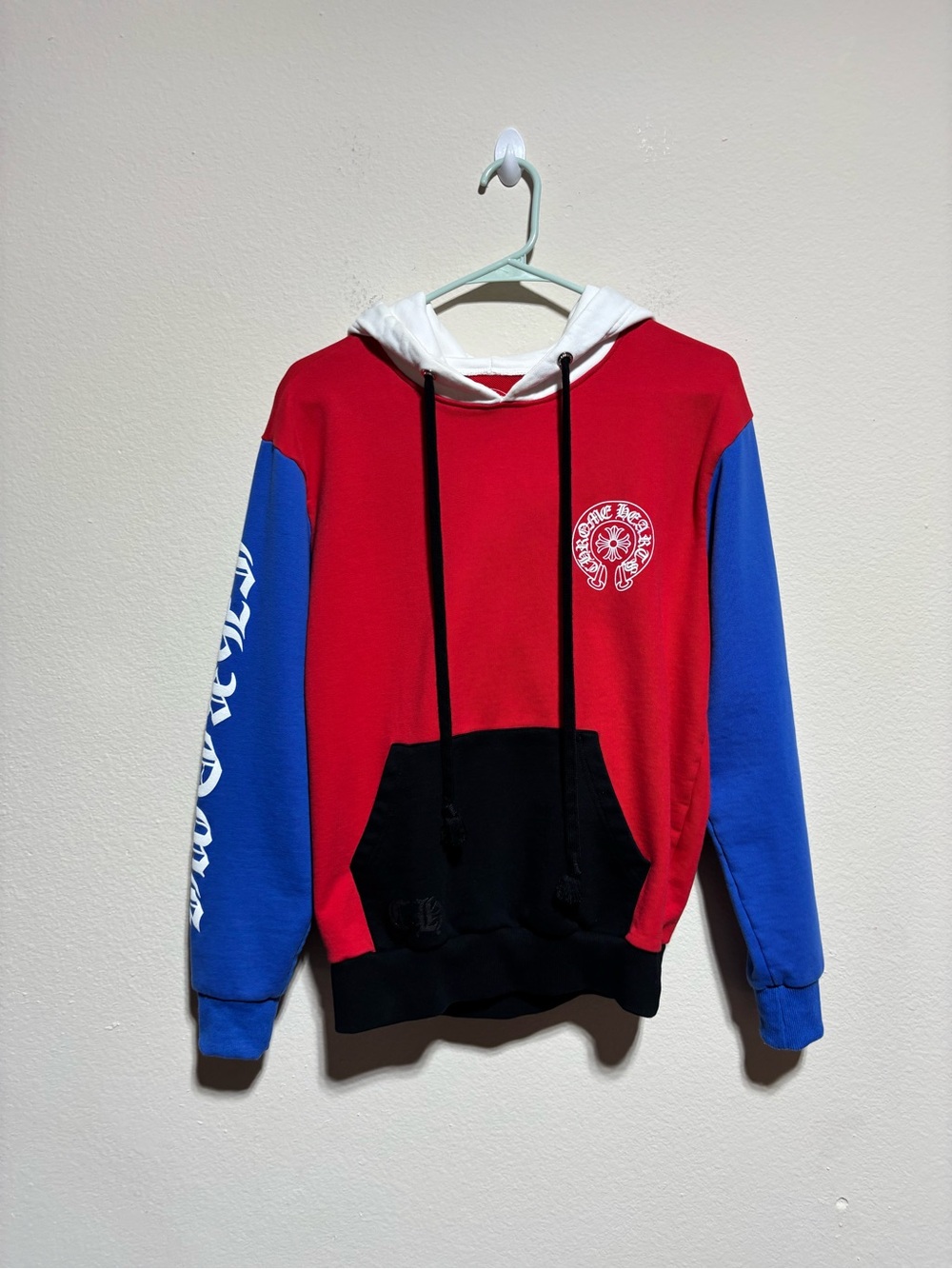 Chrome hearts X Matty boy chomper colorblock horseshoe hoodie